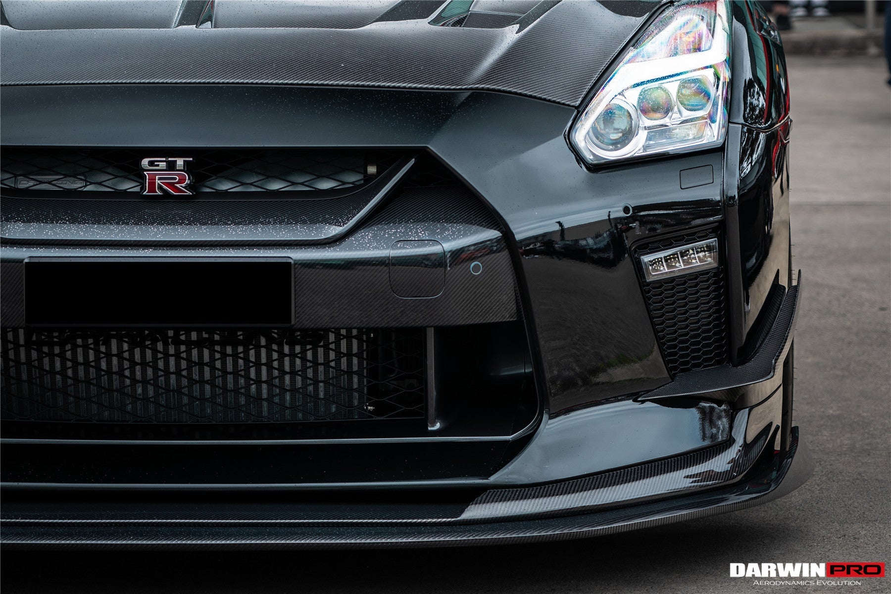 2017 - 2022 Nissan GTR R35 EBA BKSS Style Carbon Fiber Front Canards